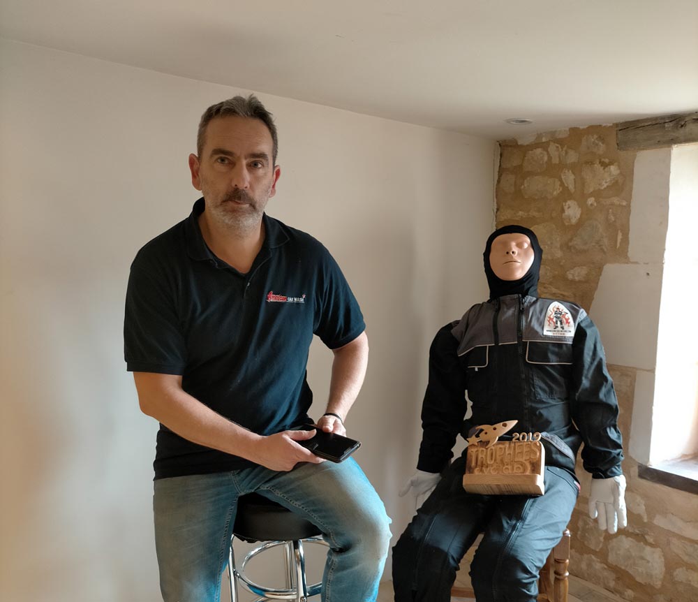 Mannequin sur mesure en tournage pour les Trophées cyclab