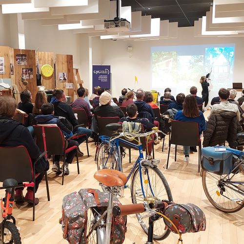conférence mobilité douce Vélopoldine